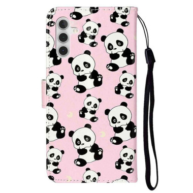 Housse Samsung Galaxy A37 Panda avec Dragonne ALBA