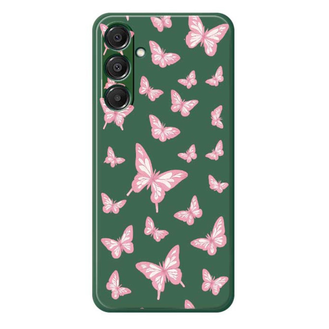 Coque Samsung Galaxy A37 Papillons Vert