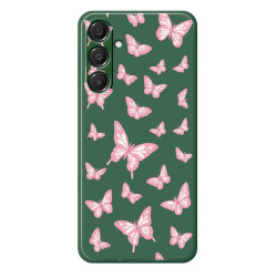 Coque Samsung Galaxy A37 Papillons Vert
