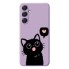 Coque Samsung Galaxy A37 Chat Noir Violet