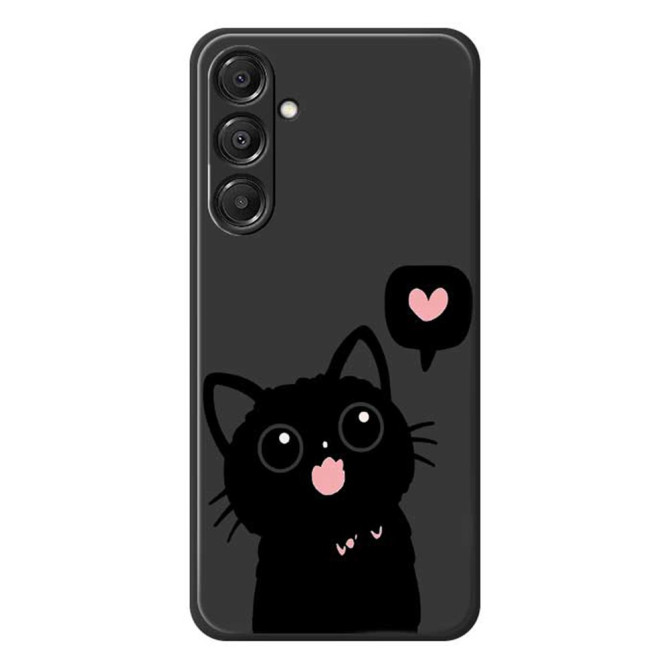 Coque Samsung Galaxy A37 Chat Noir Noir