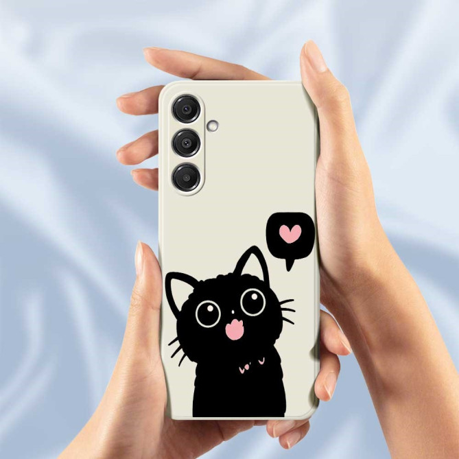 Coque Samsung Galaxy A37 Chat Noir Noir