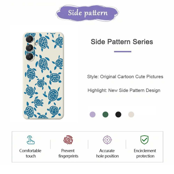 Coque Samsung Galaxy A37 Tortue Vert