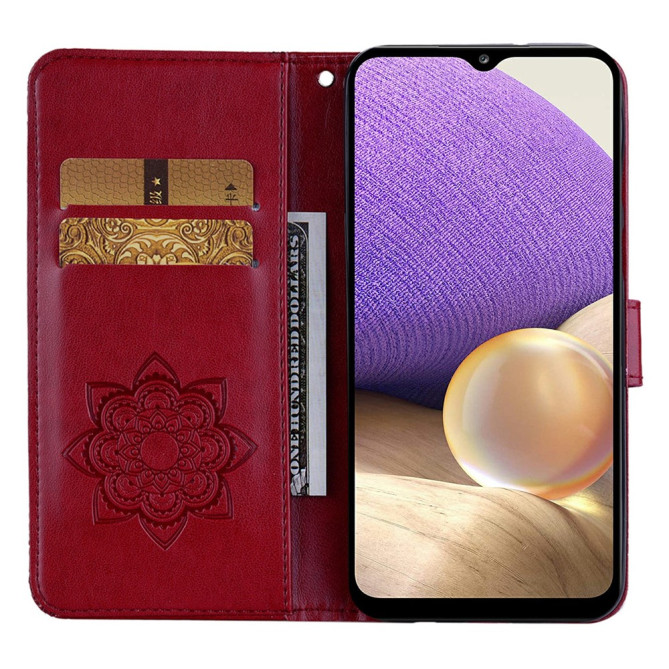 Housse Samsung Galaxy A37 Fleurs avec Dragonne BRIA