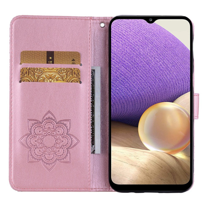 Housse Samsung Galaxy A37 Fleurs avec Dragonne BRIA