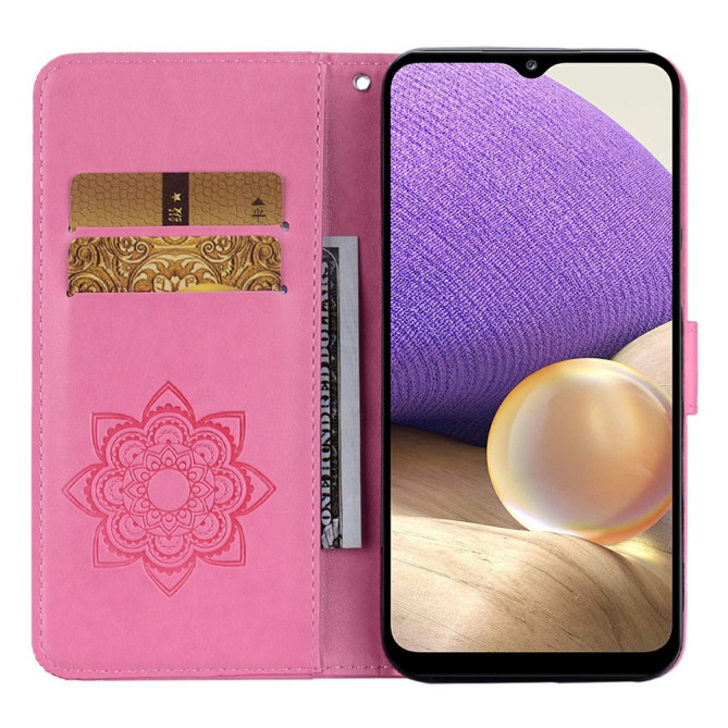 Housse Samsung Galaxy A37 Fleurs avec Dragonne BRIA