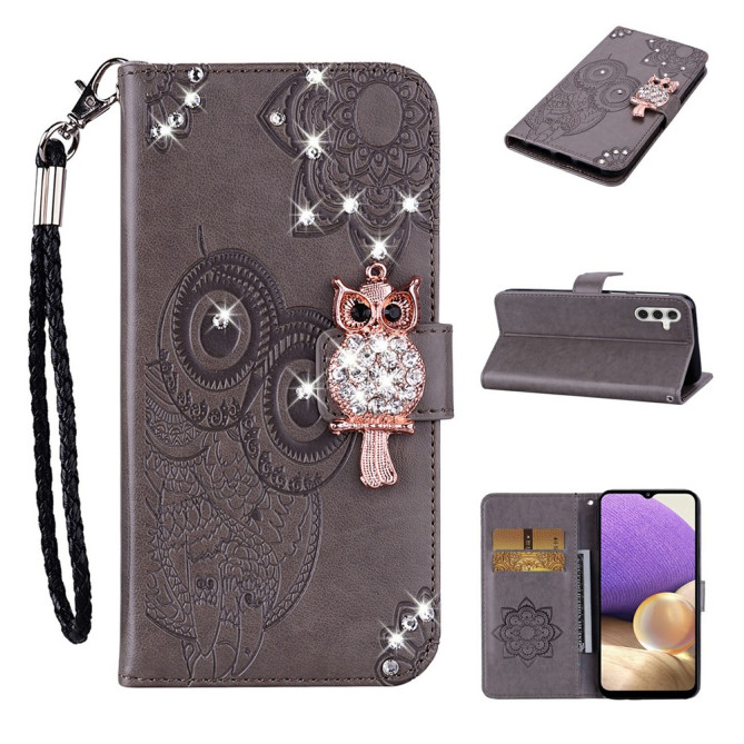 Housse Samsung Galaxy A37 Fleurs avec Dragonne BRIA