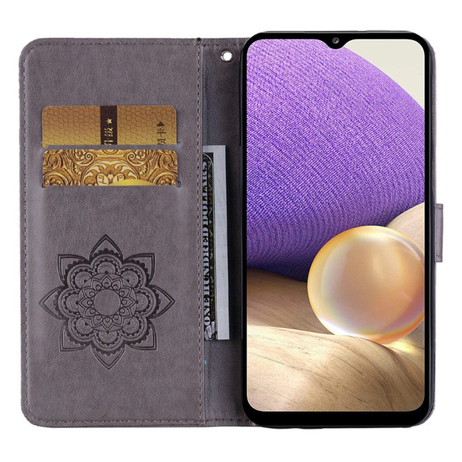 Housse Samsung Galaxy A37 Fleurs avec Dragonne BRIA