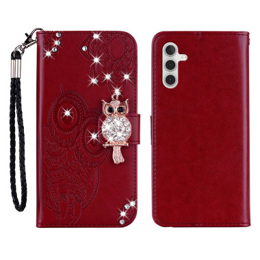 Housse Samsung Galaxy A37 Strass avec Dragonne