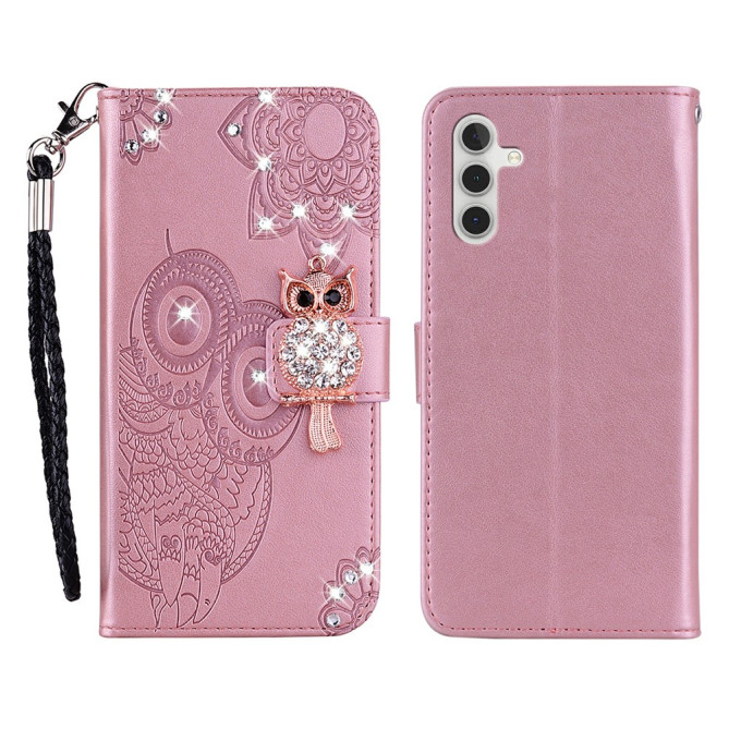 Housse Samsung Galaxy A37 Strass avec Dragonne