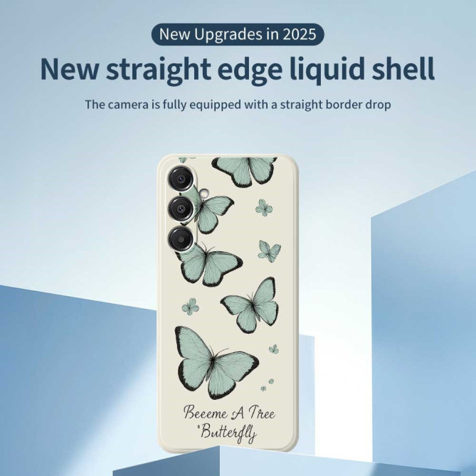 Coque Samsung Galaxy A37 Papillon Beige