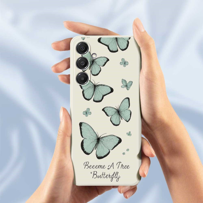 Coque Samsung Galaxy A37 Papillon Beige