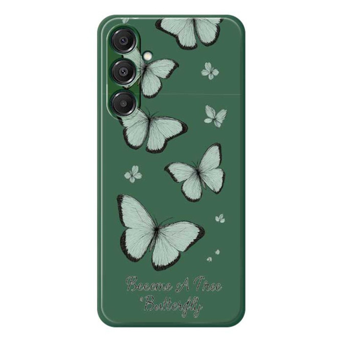 Coque Samsung Galaxy A37 Papillon Vert