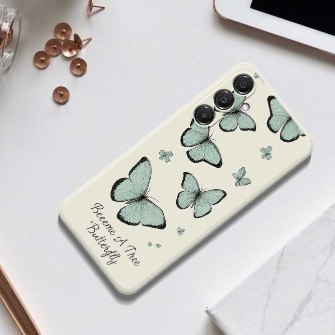 Coque Samsung Galaxy A37 Papillon Vert