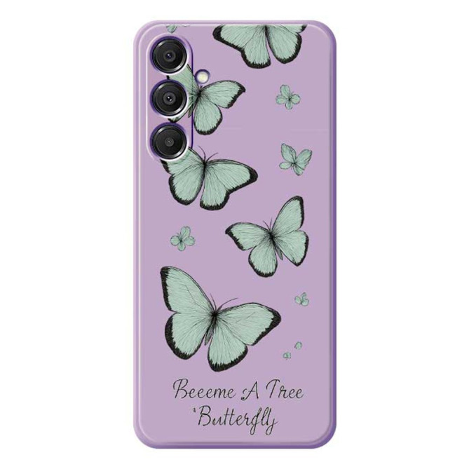 Coque Samsung Galaxy A37 Papillon Violet