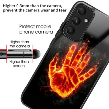 Coque Samsung Galaxy A37 Flame Palm Anti-Chute