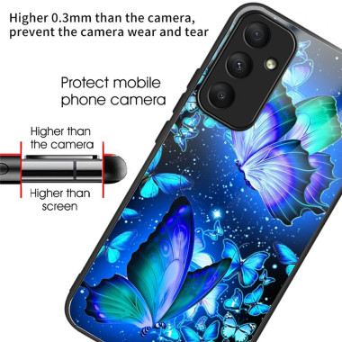 Coque Samsung Galaxy A37 Papillons Bleus Anti-Chute