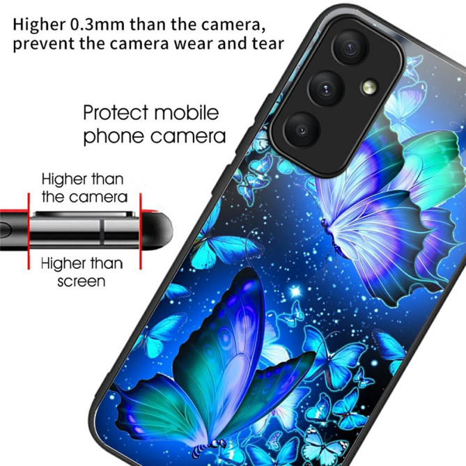 Coque Samsung Galaxy A37 Papillons Bleus Anti-Chute
