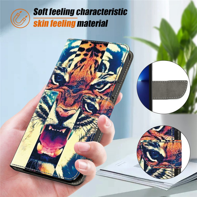 Housse Samsung Galaxy A37 Tigre avec Support