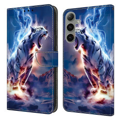 Housse Samsung Galaxy A37 Tigre avec Support ALBA