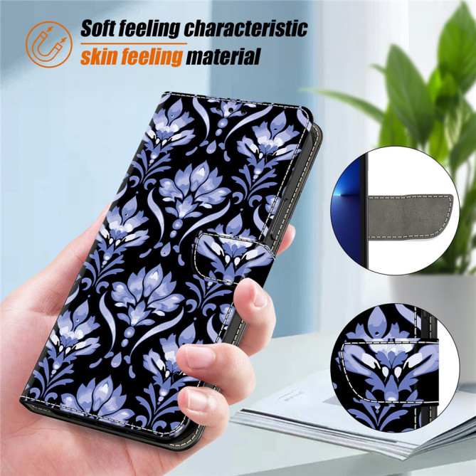 Housse Samsung Galaxy A37 Flower Texture avec Support