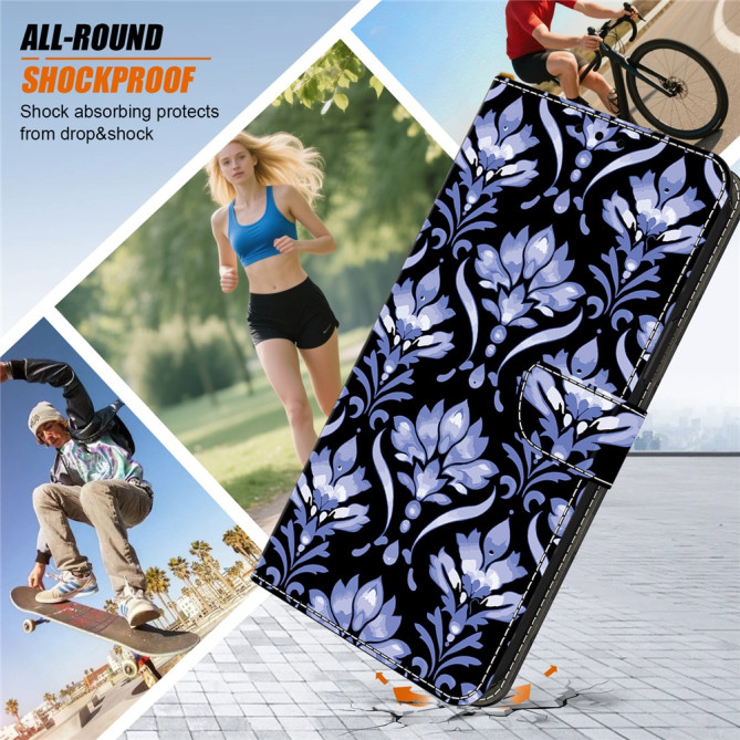 Housse Samsung Galaxy A37 Flower Texture avec Support