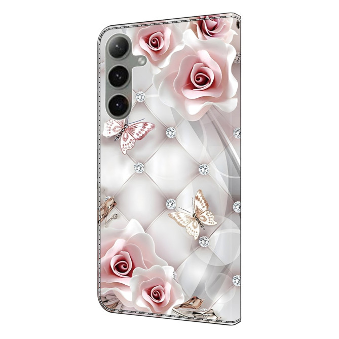Housse Samsung Galaxy A37 Papillon Rose avec Support ALBA