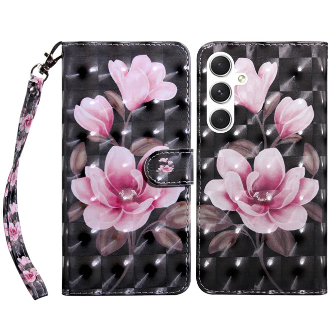 Coque Samsung Galaxy A37 Pink Flower avec Support