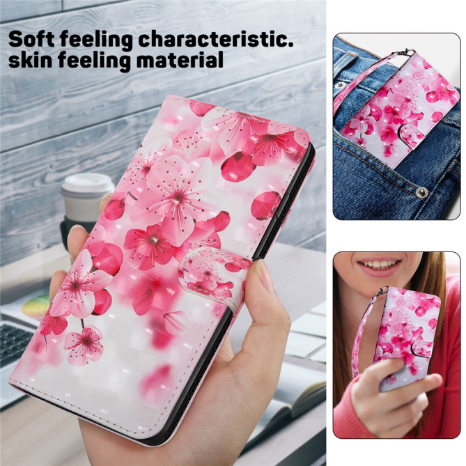 Coque Samsung Galaxy A37 Red Flower avec Support