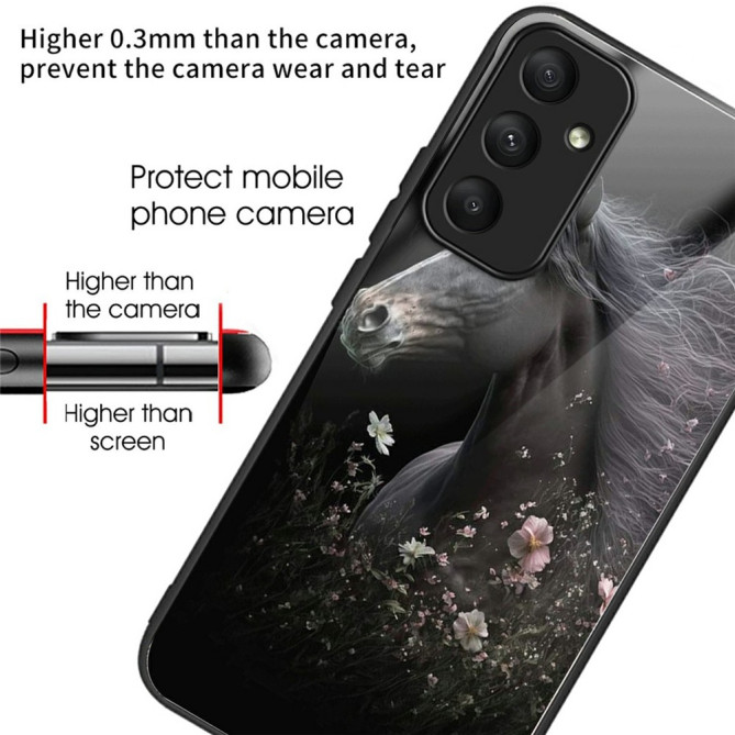 Coque Samsung Galaxy A37 Horse And Flower Anti-Chute