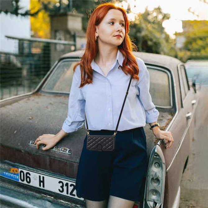 Housse Samsung Galaxy A37 Losange avec Dragonne ELVA