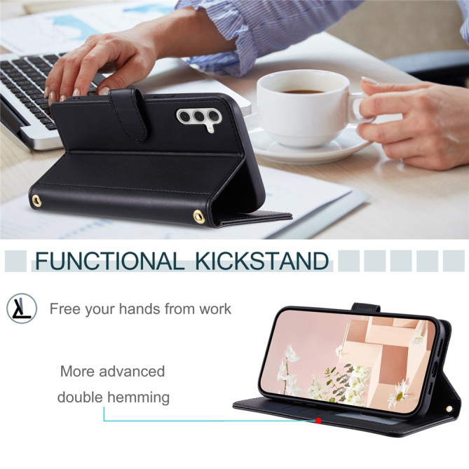 Housse Samsung Galaxy A37 Losange avec Dragonne ELVA