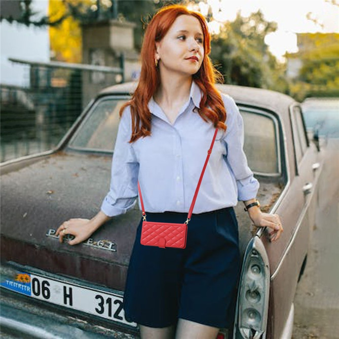 Housse Samsung Galaxy A37 Losange avec Dragonne ELVA