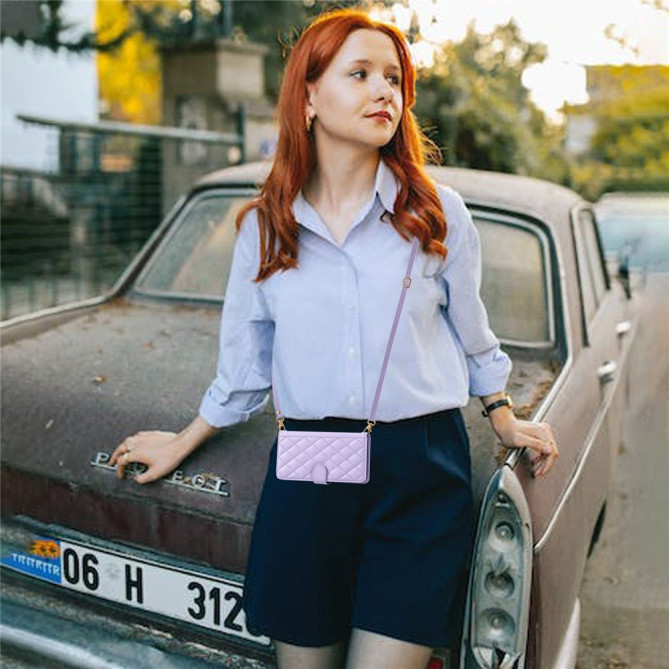 Housse Samsung Galaxy A37 Losange avec Dragonne ELVA