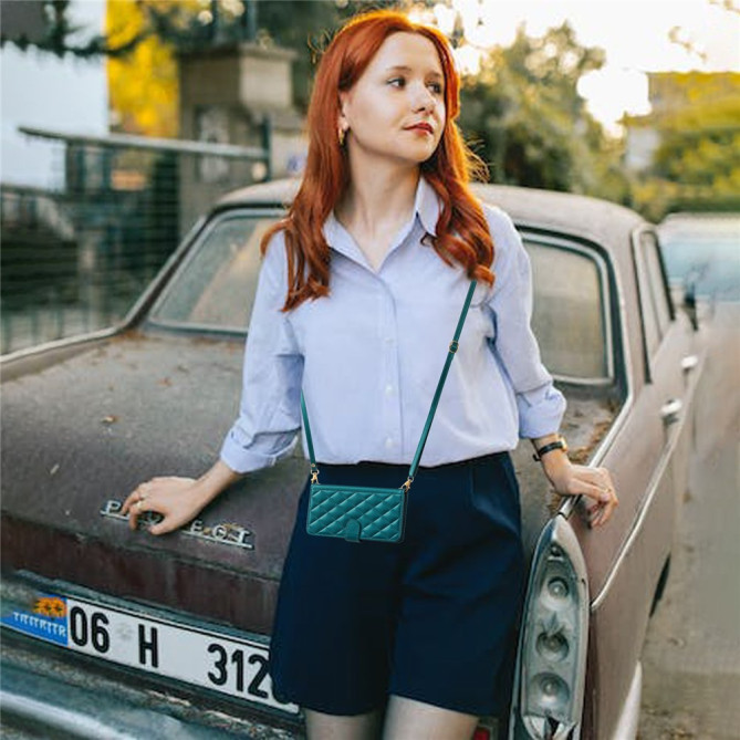 Housse Samsung Galaxy A37 Losange avec Dragonne ELVA