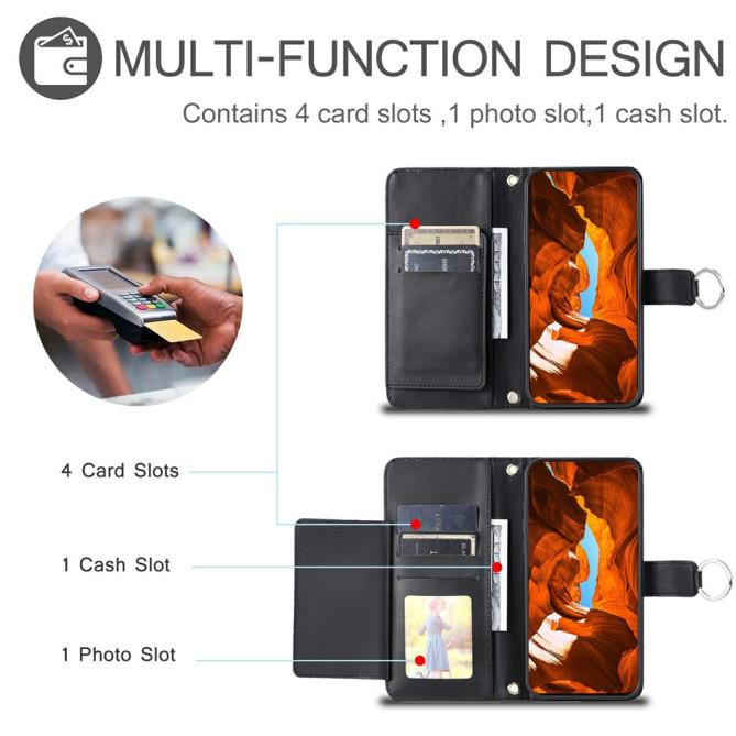 Housse Samsung Galaxy A37 Losange Support Dragonne BRIA