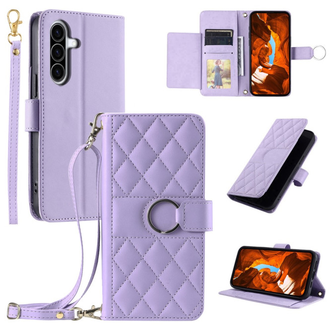 Housse Samsung Galaxy A37 Losange Support Dragonne BRIA