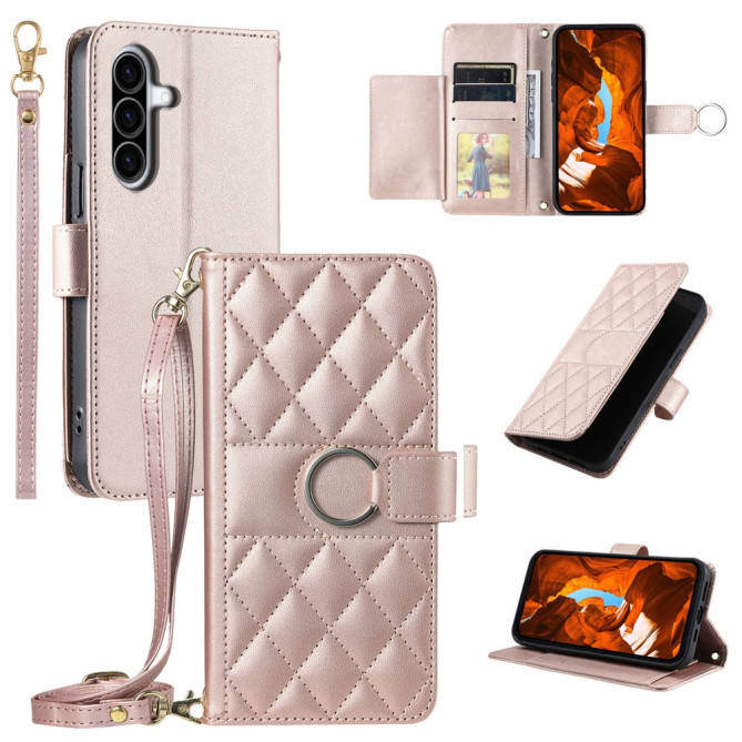 Housse Samsung Galaxy A37 Losange Support Dragonne BRIA