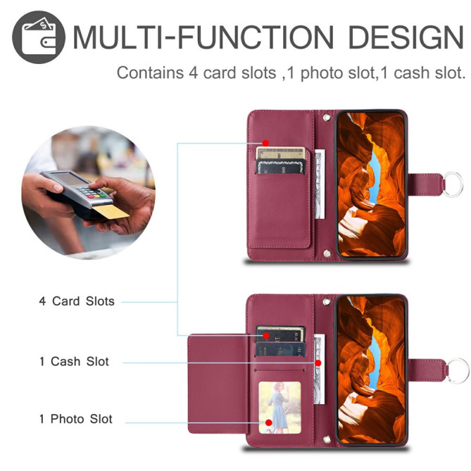 Housse Samsung Galaxy A37 Losange Support Dragonne BRIA