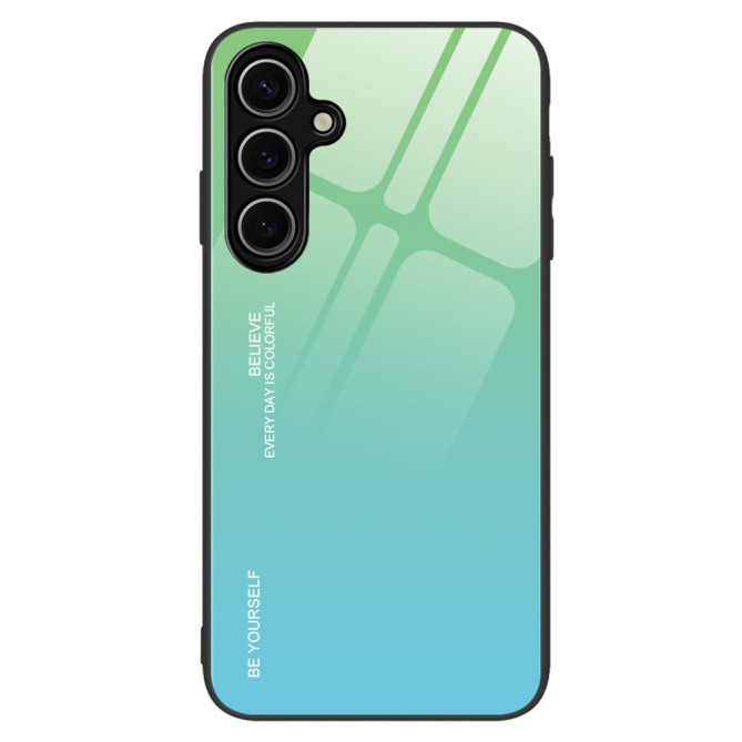 Coque Samsung Galaxy A37 Cyan  /  Blue Verre Trempé