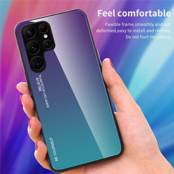 Coque Samsung Galaxy A37 Cyan  /  Blue Verre Trempé