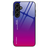 Coque Samsung Galaxy A37 Rose Bleu Verre Trempé