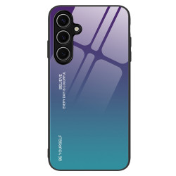 Coque Samsung Galaxy A37 Purple  /  Blue Verre Trempé
