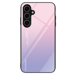 Coque Samsung Galaxy A37 Dégradé Lilas Verre Trempé ALBA