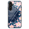 Coque Samsung Galaxy A37 Pink Flowers Verre Trempé