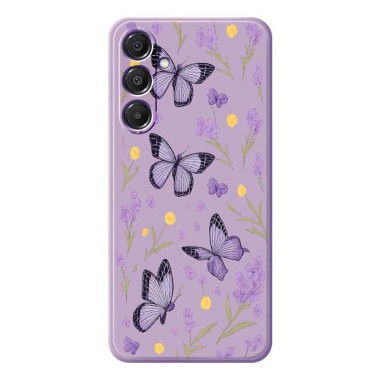 Coque Samsung Galaxy A37 Papillons Violets Violet