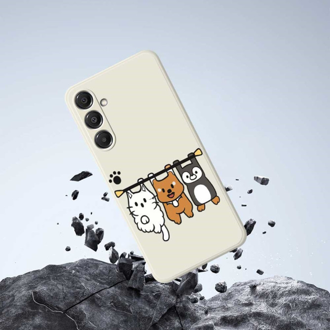 Coque Samsung Galaxy A37 Souple Beige