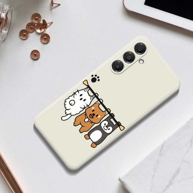 Coque Samsung Galaxy A37 Souple Beige