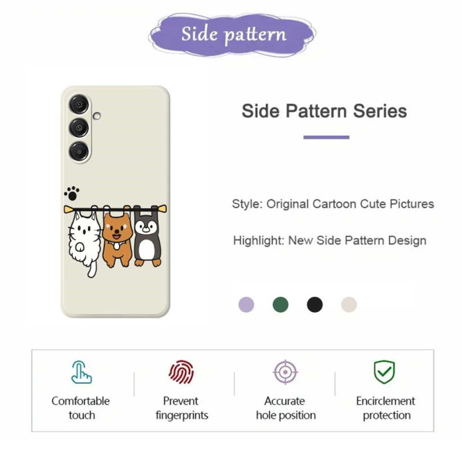 Coque Samsung Galaxy A37 Souple Violet