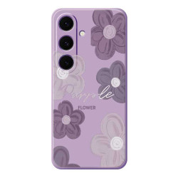 Coque Samsung Galaxy A37 Fleur Violette Violet